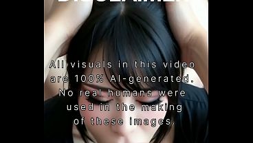 Collection Blowjob from inexperienced Asian AI, attempting oral sex for the first time with AI